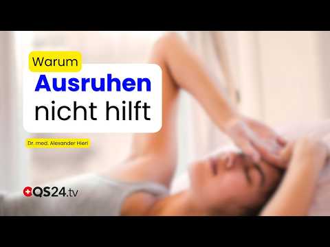 Vorschaubild des QS24-Interviews mit Dr. med. Alexander Hierl zu Erschöpfung, Brain Fog und Burnout